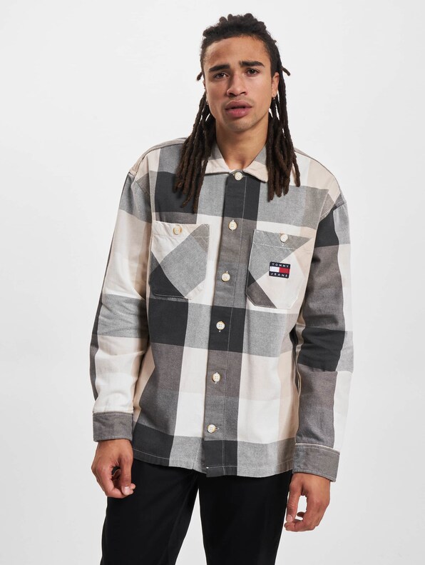 Tommy Jeans Tommy Jeans Bold Check Overshirt Langarmhemd | DEFSHOP | 29661