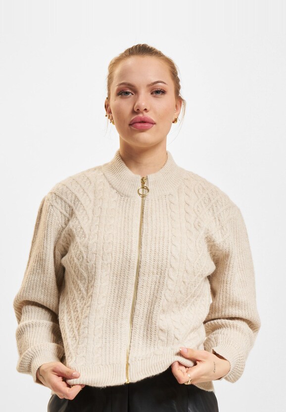 Only Sigrid Zip Strickjacken-2