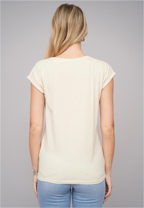 Ladies The Beach Club Sand Tee-1
