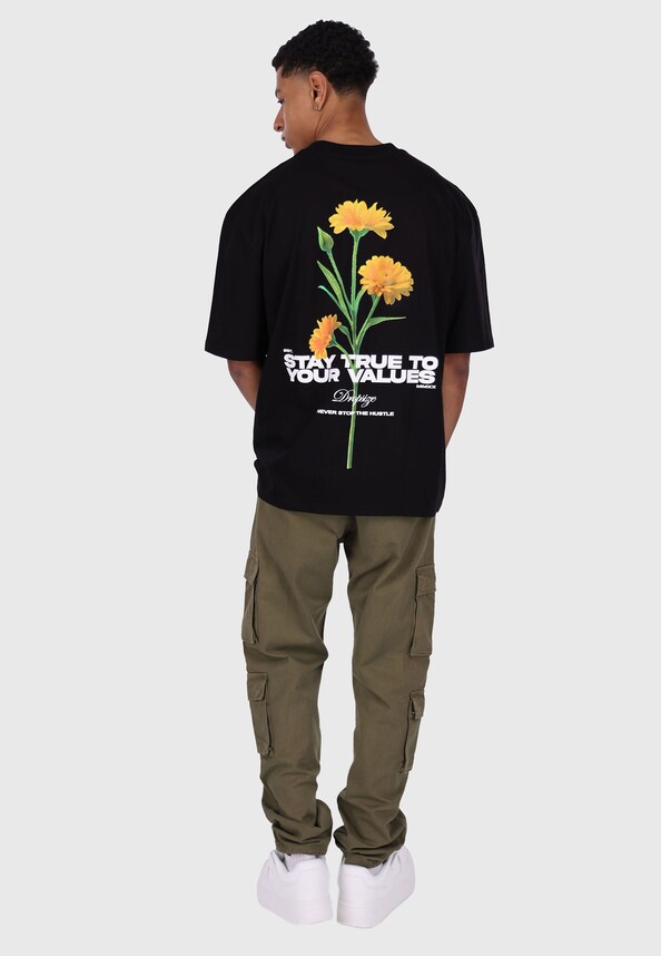 HEAVY OVERSIZE STAY TRUE FLOWERS -2