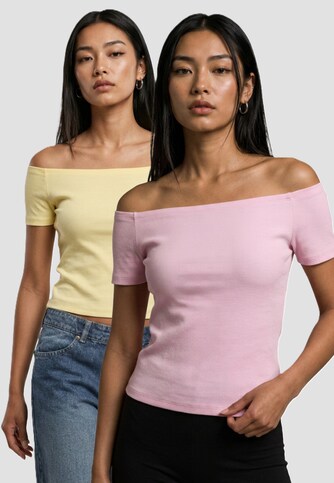 Ladies Essentials Off Shoulder 2-Pack