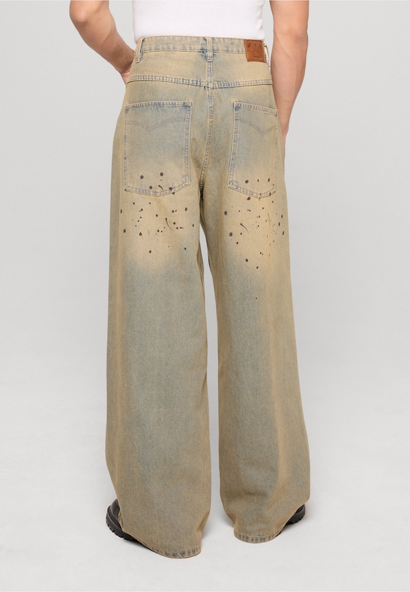 OG K Washed Relaxed Baggy Jeans-1