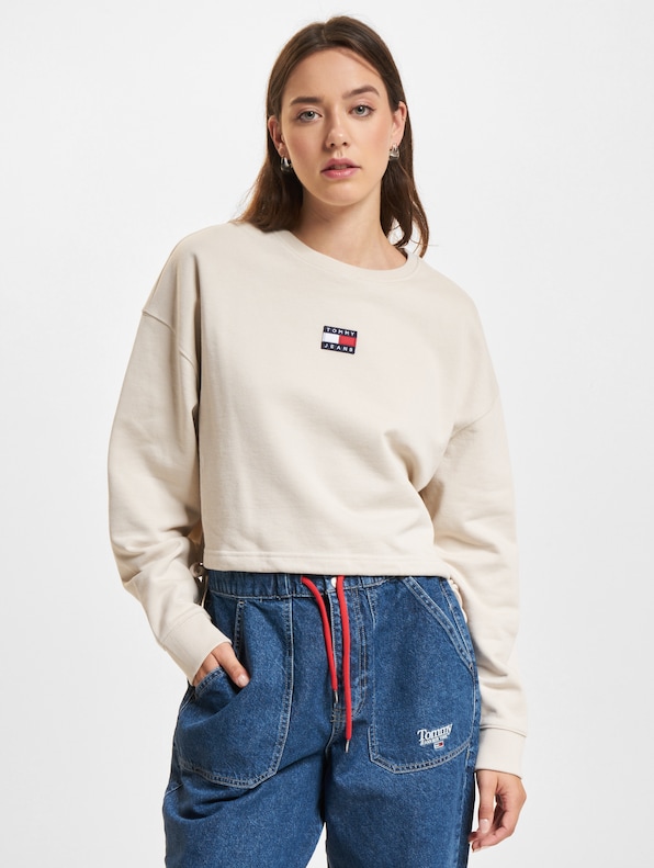 Boxy Crop Badge Drawstring-2