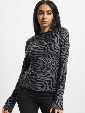 Ladies Aop Mesh Turtleneck