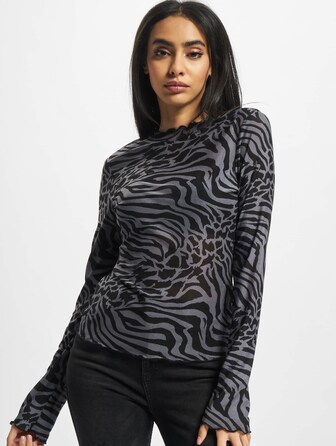 Ladies Aop Mesh Turtleneck