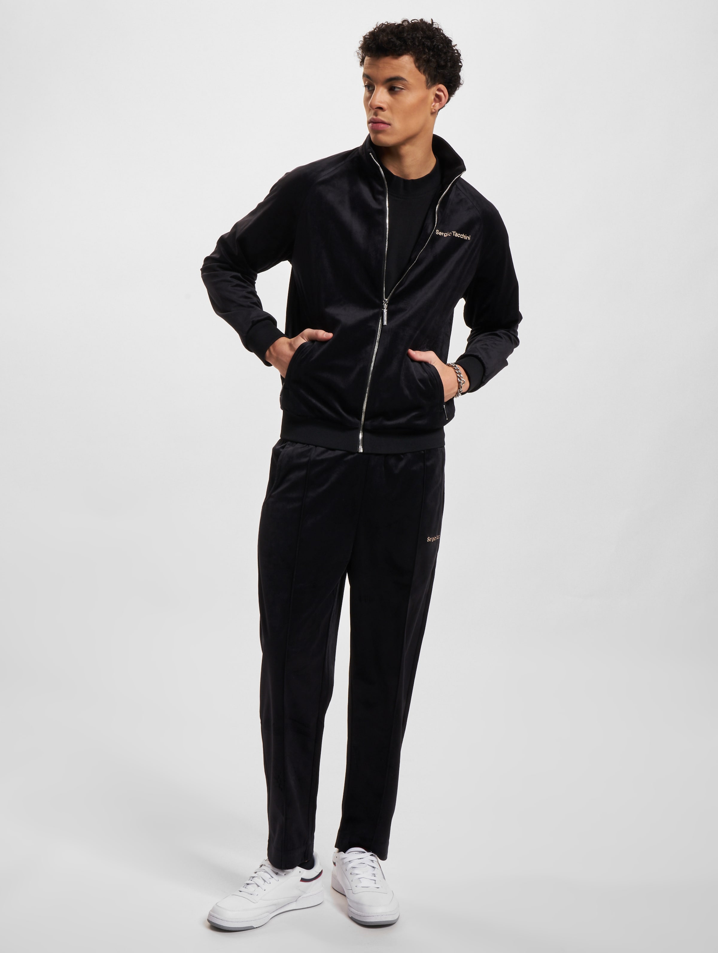 Sergio Tacchini Refined Jogginganzüge Mannen op kleur zwart, Maat XL