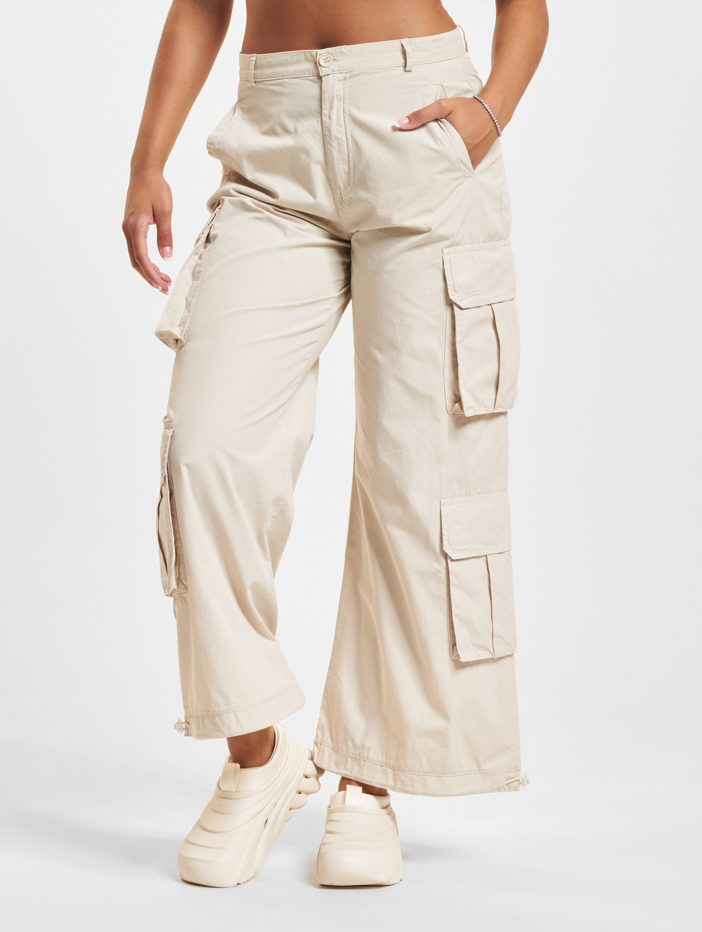 Freddy Pantalone Lungo Cargohose op kleur beige, Maat XS