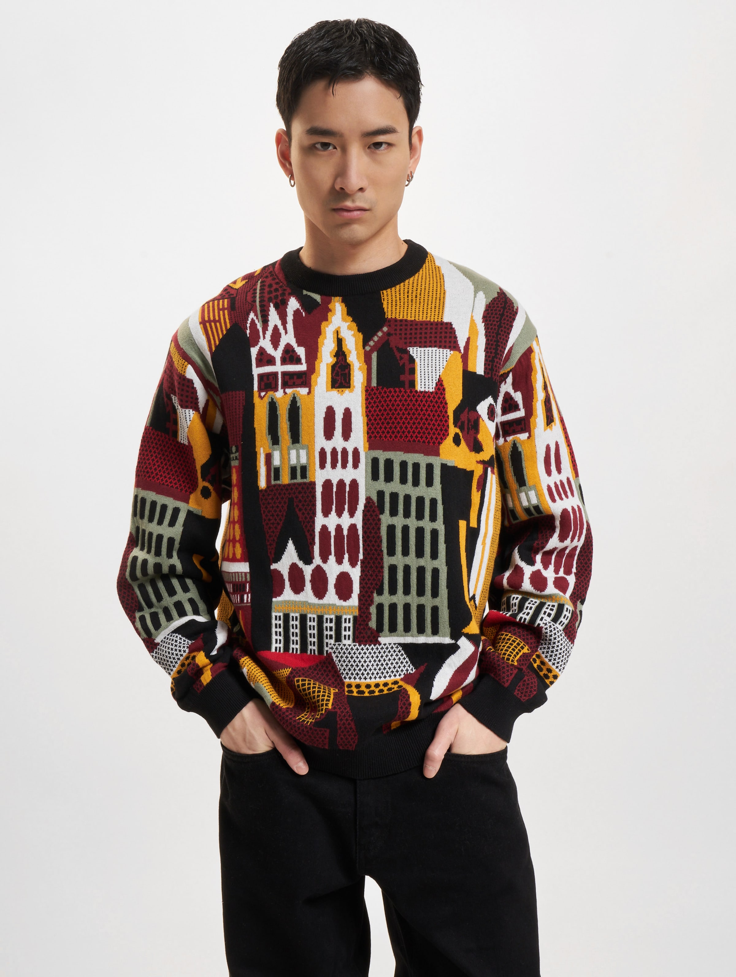Redefined Rebel Samir Pullover Mannen op kleur kleurrijk, Maat XL