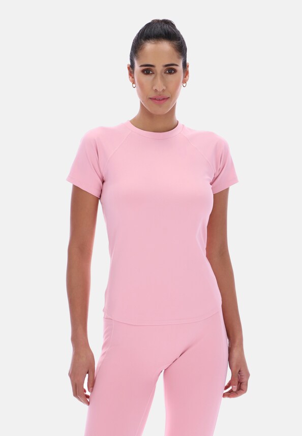 STUDIO BODY CONTOUR CAP SLEEVE T_SHIRT-0