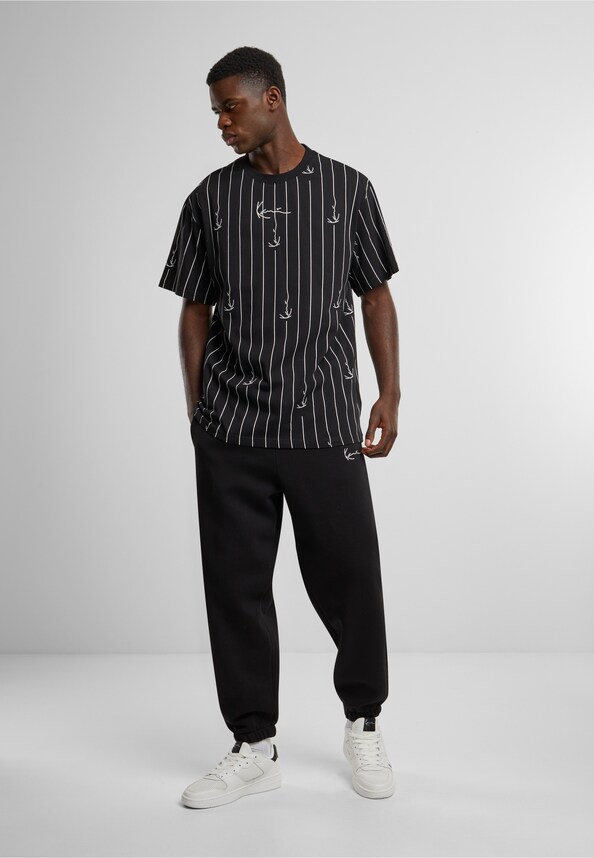 Small Signature Logo Prinstripe Tee-4