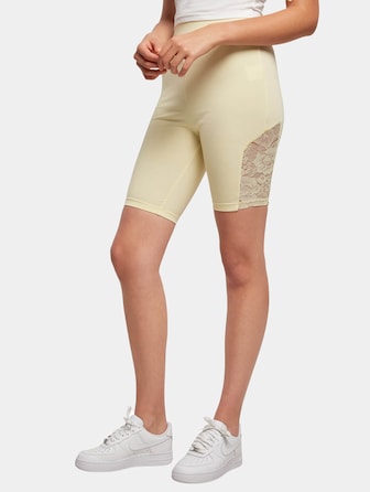Ladies High Waist Lace Inset Cycle