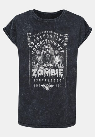 Ladies Rob Zombie - The Dead Return Spirit Board Acid Washed