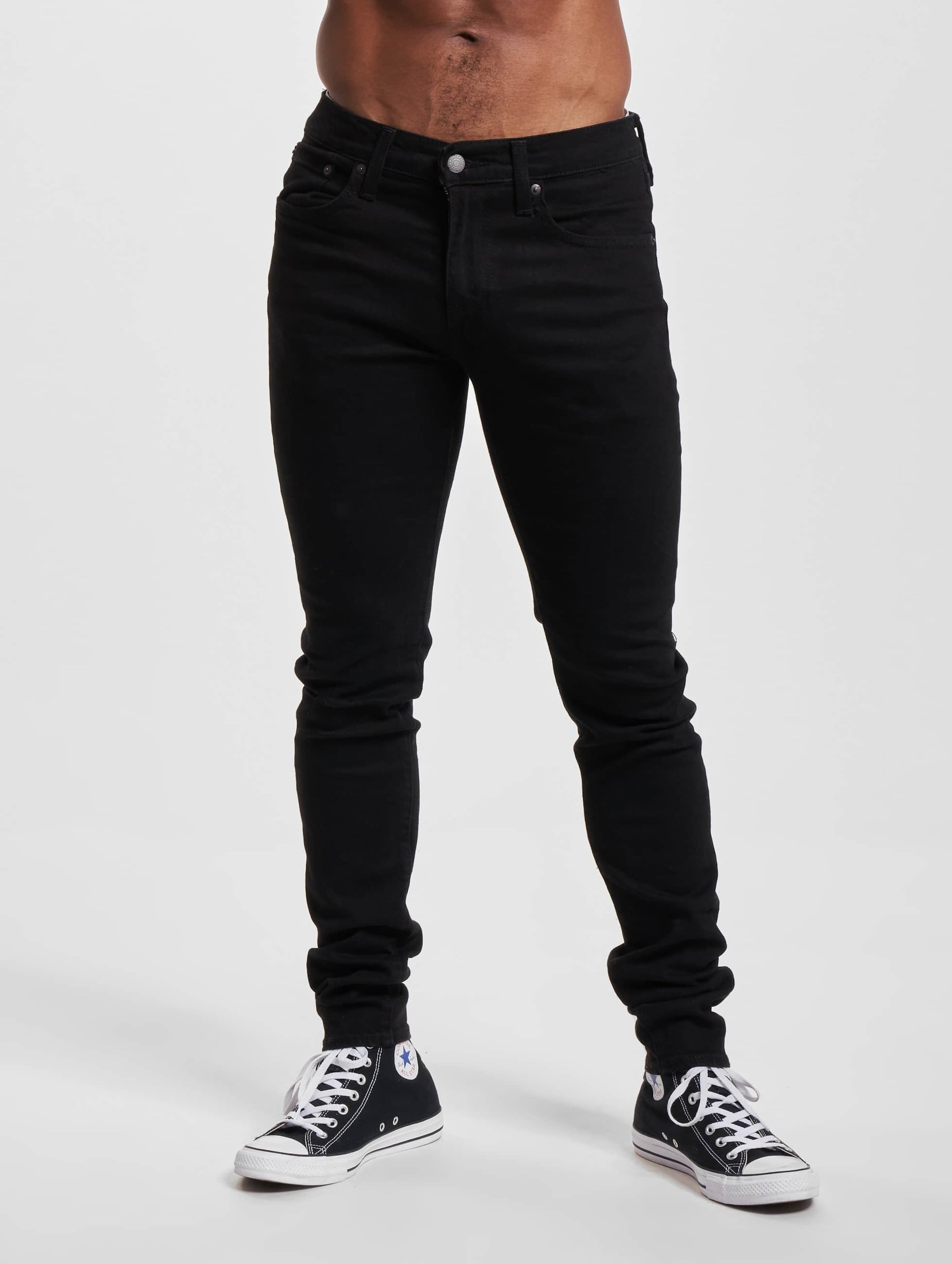 Levi skinny shop jeans mens black