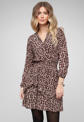 Longsleeve Dress with abstract print