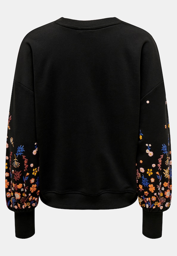 ONLBROOKE L/S O-NECK FLOWER SWT NOOS-6