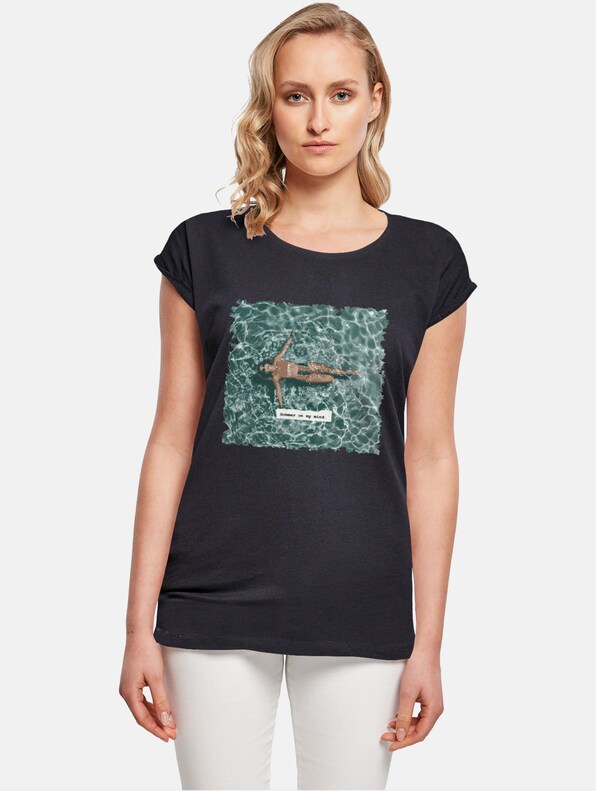 Ladies Summer - On My Mind T-Shirt-0