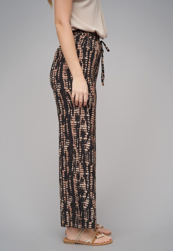 Summer Crepe Pant Geometric-3