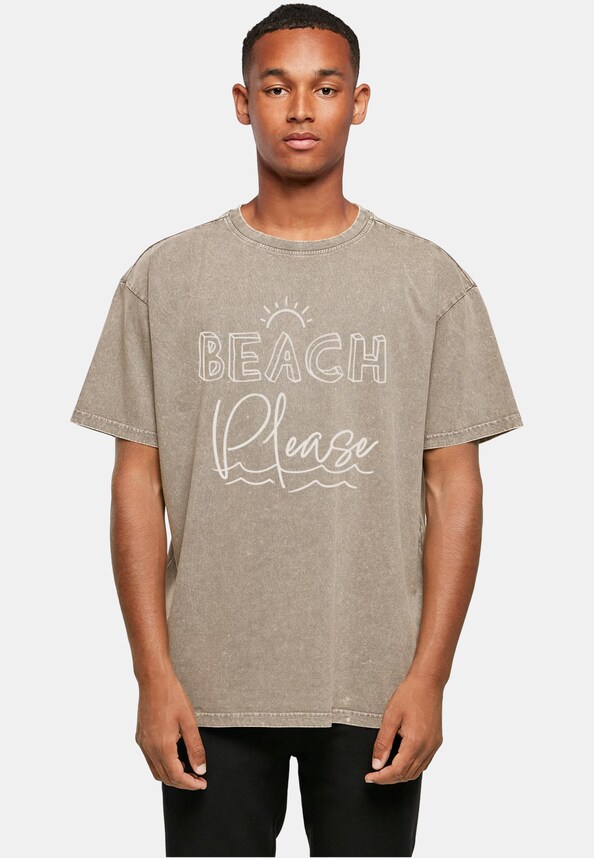 Beach Please Acid Washed Heavy Oversized-0