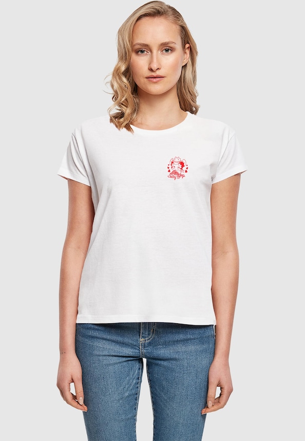 Ladies Betty Boop - Country Girl Box Tee-0