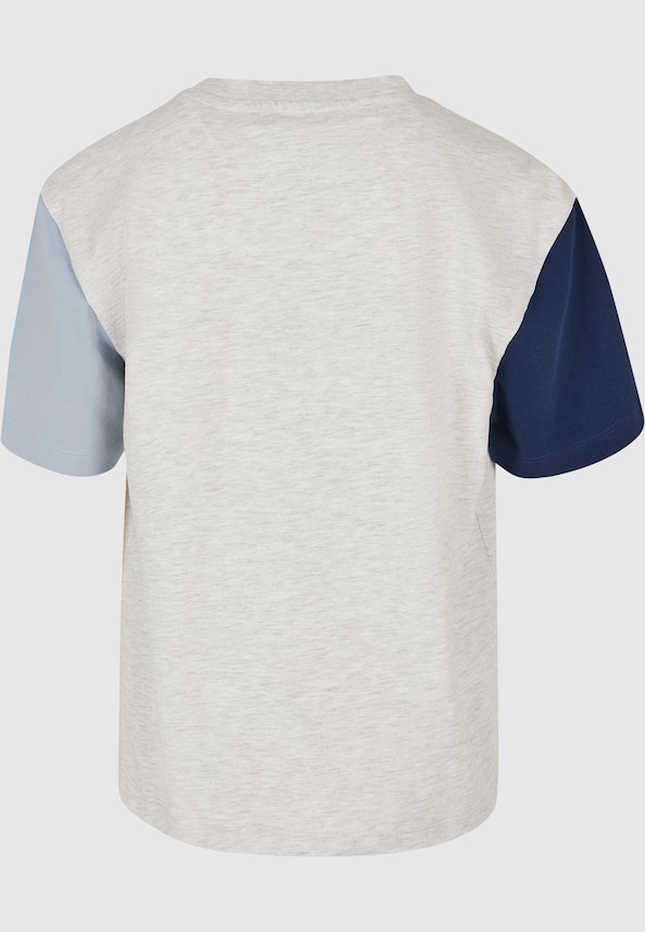 Boys Organic Oversized Colorblock Tee-1