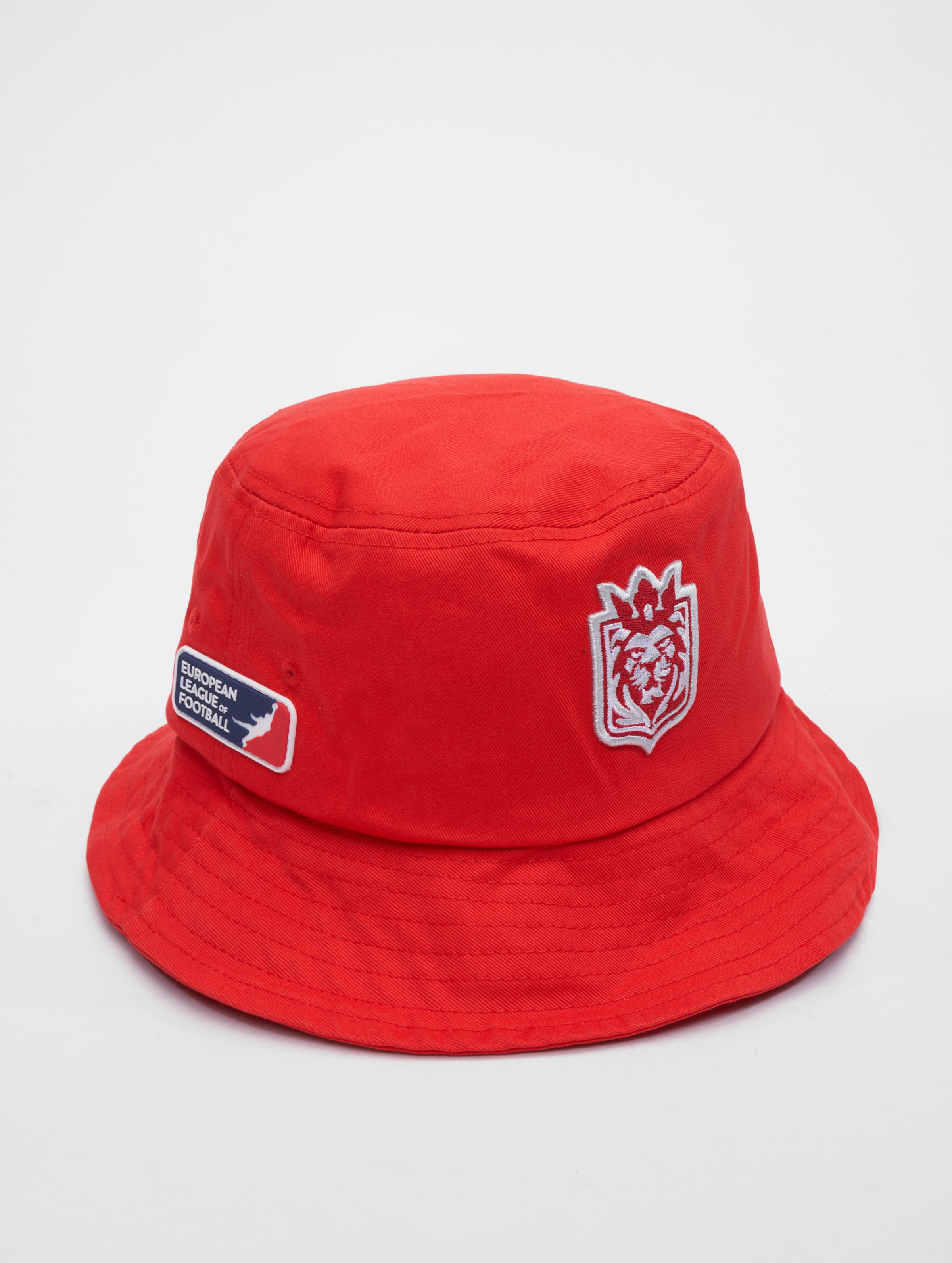 European League Of Football Prague Lions Bucket Hat Unisex op kleur rood, Maat ONE_SIZE