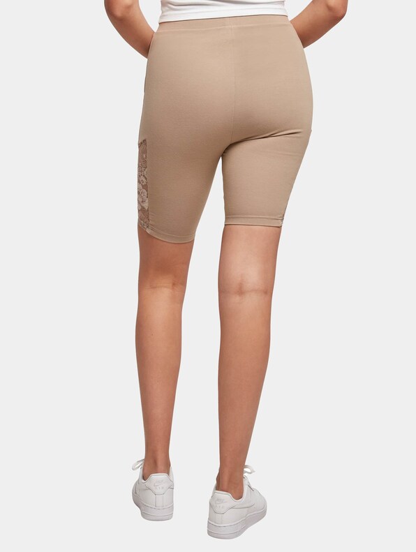 Ladies High Waist Lace Inset Cycle-1