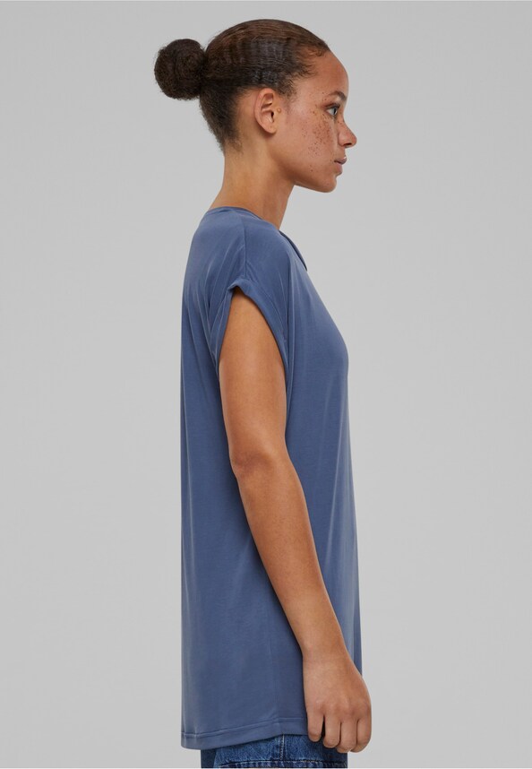 Ladies Modal Extended Shoulder Tee-3