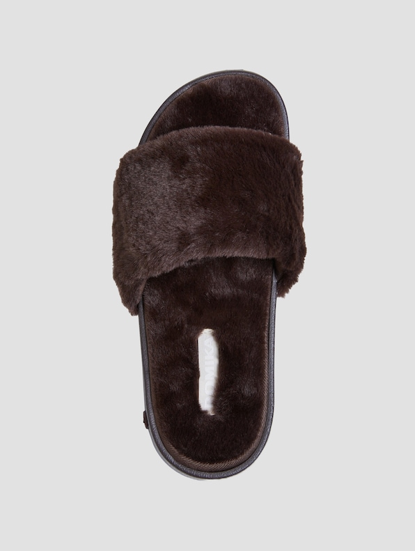 ROMIKA Women Fake Fur Slide-4