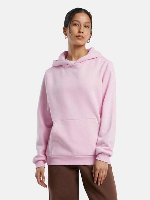 Build Your Brand Ladies Fluffy Hoody-0