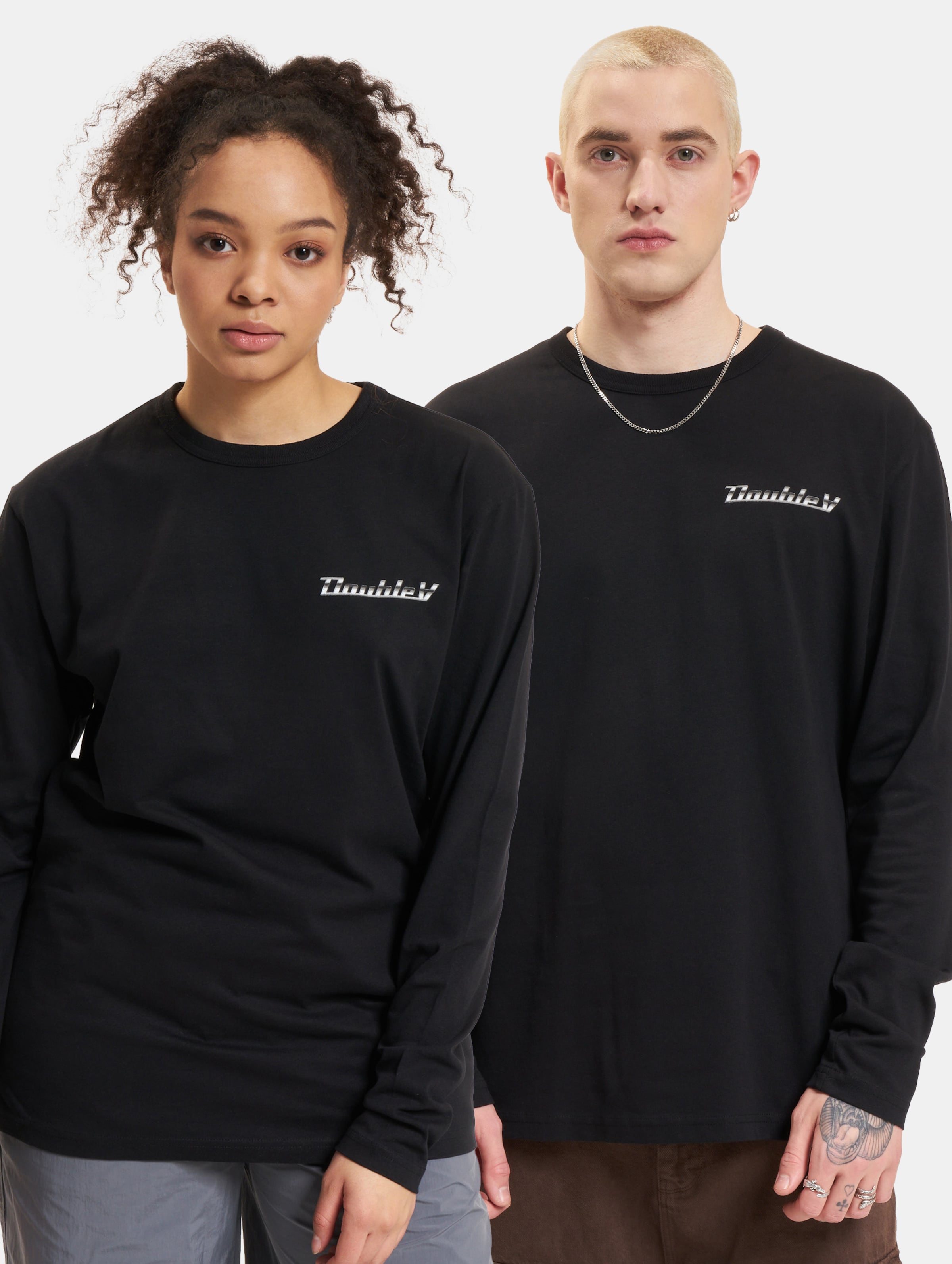 Wood Mel Chrome Baseline Ls T-Shirt Gots Vrouwen op kleur zwart, Maat S