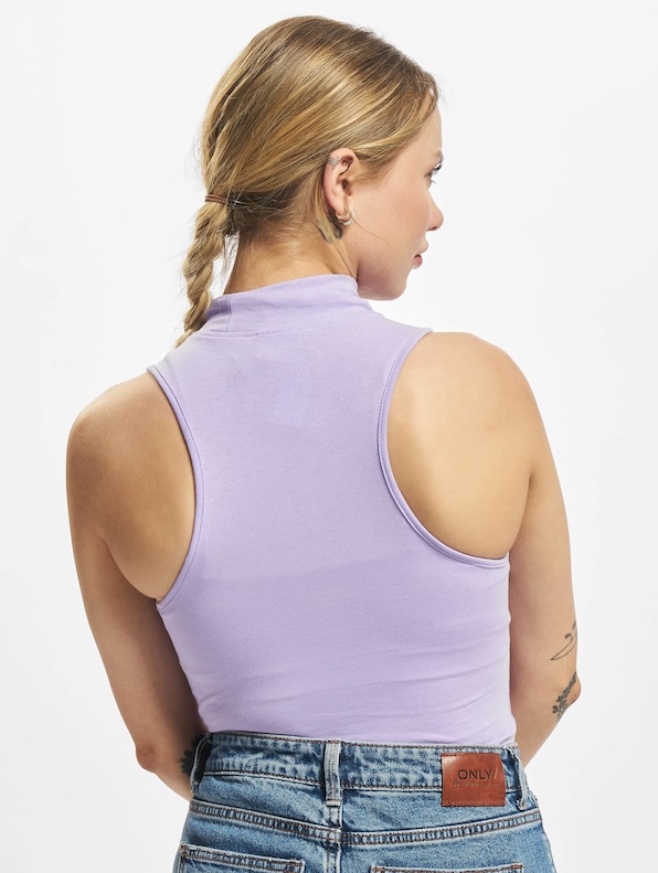 Ladies Sleeveless Turtleneck-1