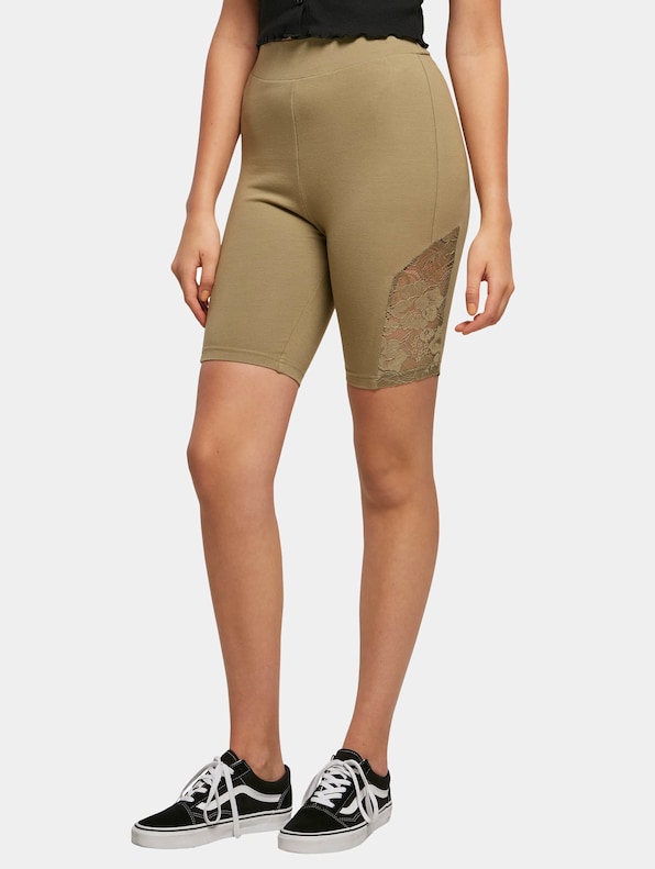 Ladies High Waist Lace Inset-0