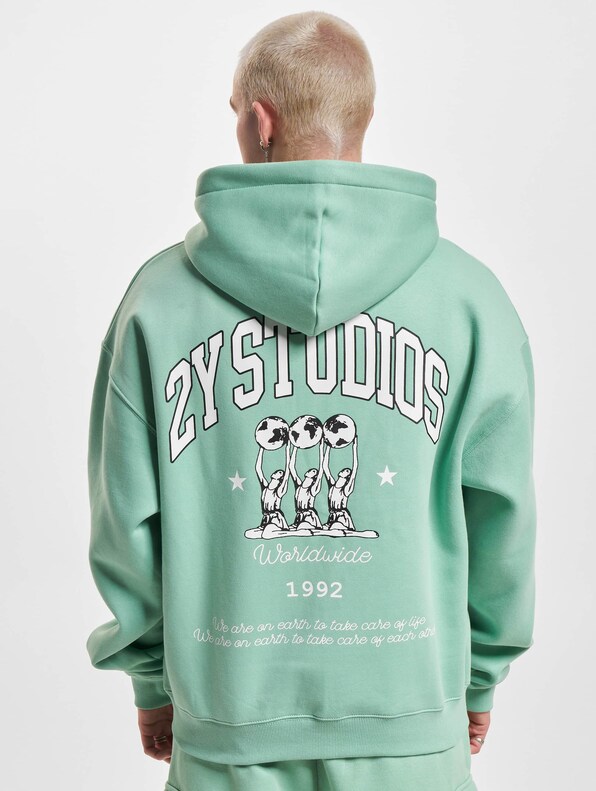 2Y Studios Globus Oversize Zip Hoodie-1