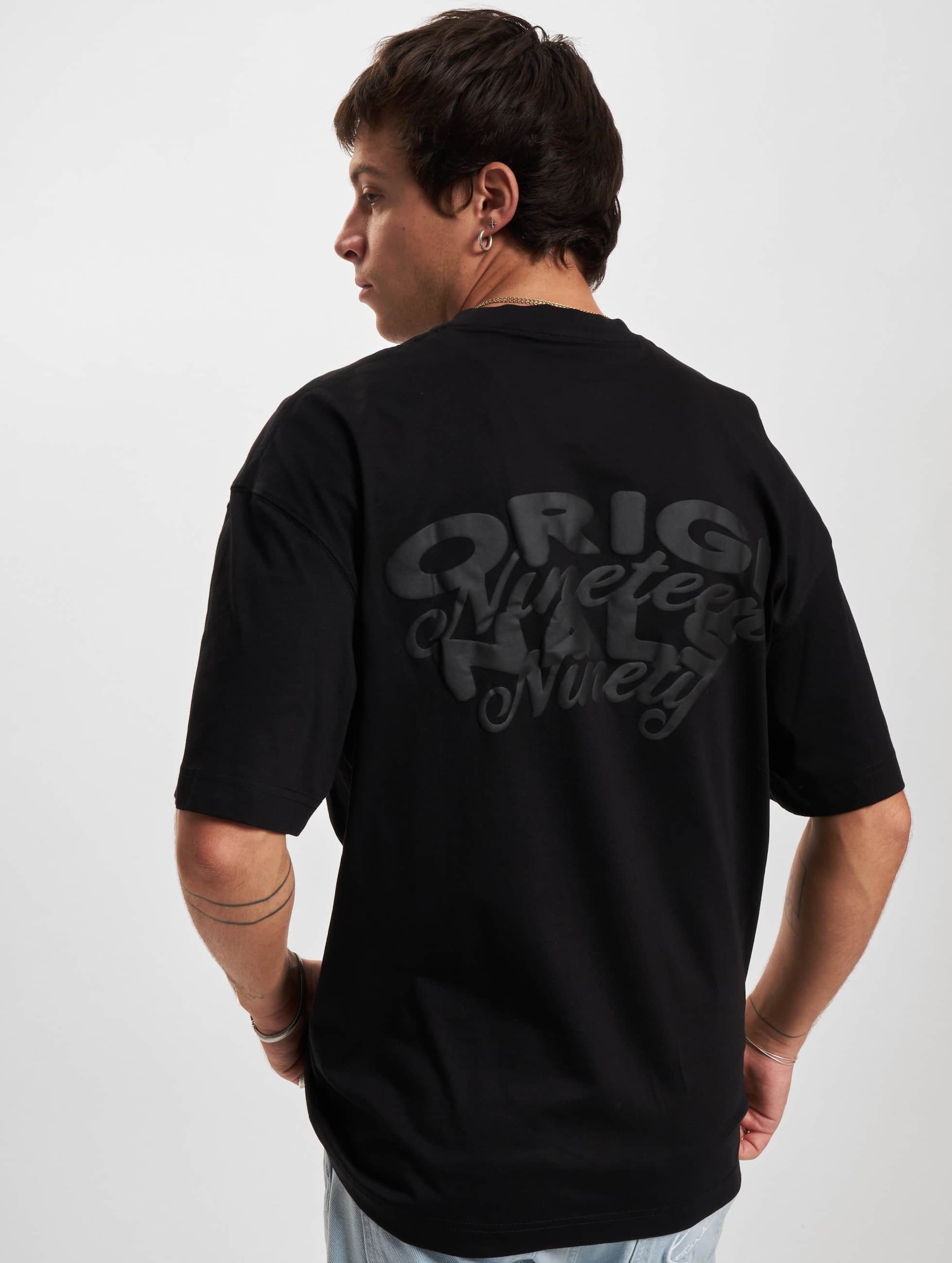 Jack & Jones T-Shirt Mannen op kleur zwart, Maat XL