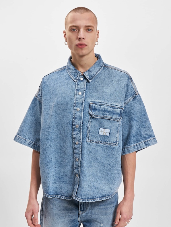 Calvin Klein Jeans Oversized Sleeve Kurzarmhemd-2
