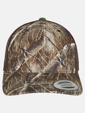 YP Classcis RealTree Camo Retro Trucker Cap