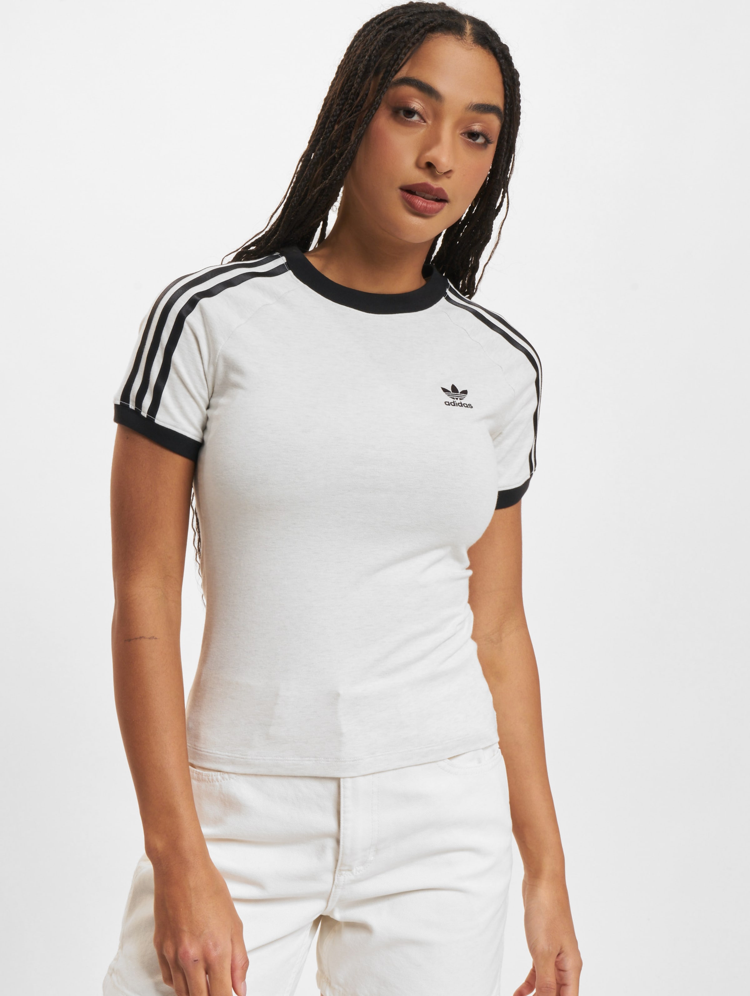 adidas Originals 3 Stripes RGLN T-Shirts Vrouwen op kleur wit, Maat XL