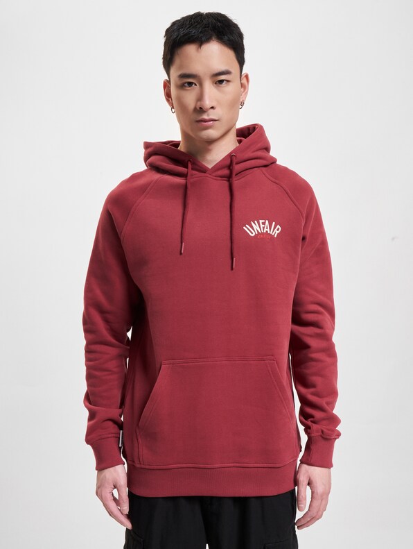 UNFAIR ATHLETICS Elementary Hoodie Burgundy-2
