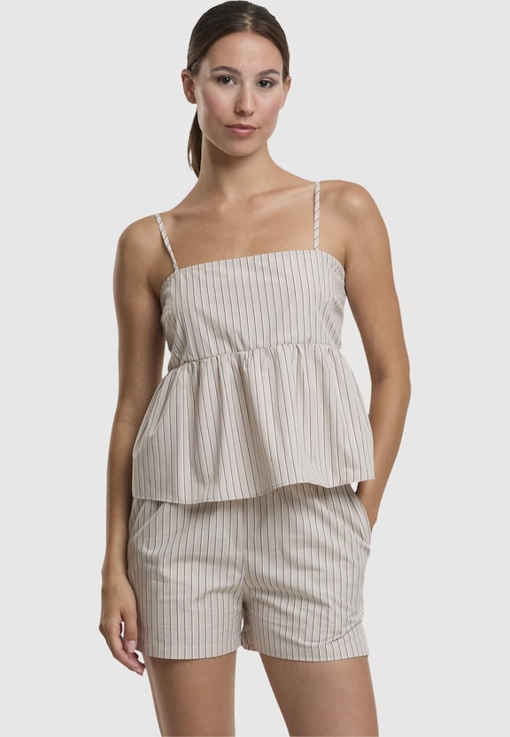 Ladies Striped Cotton Cami Top-0