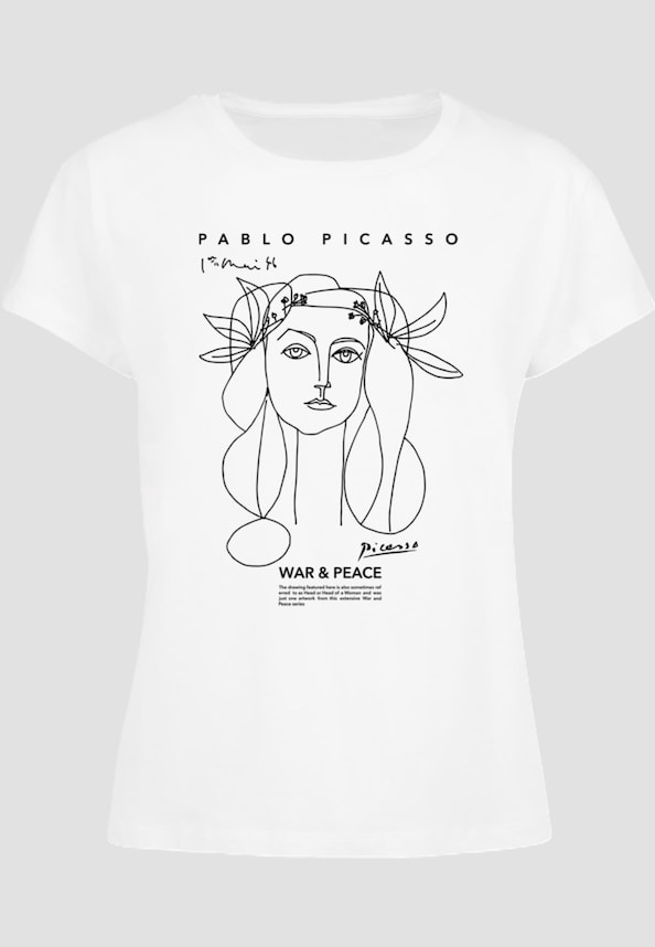 Ladies APOH - Picasso War And Peace Box Tee-2