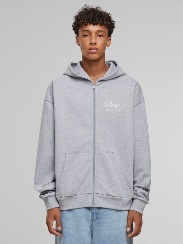 Mister Tee Dangerous Grounds Oversize Zip Hoody-3