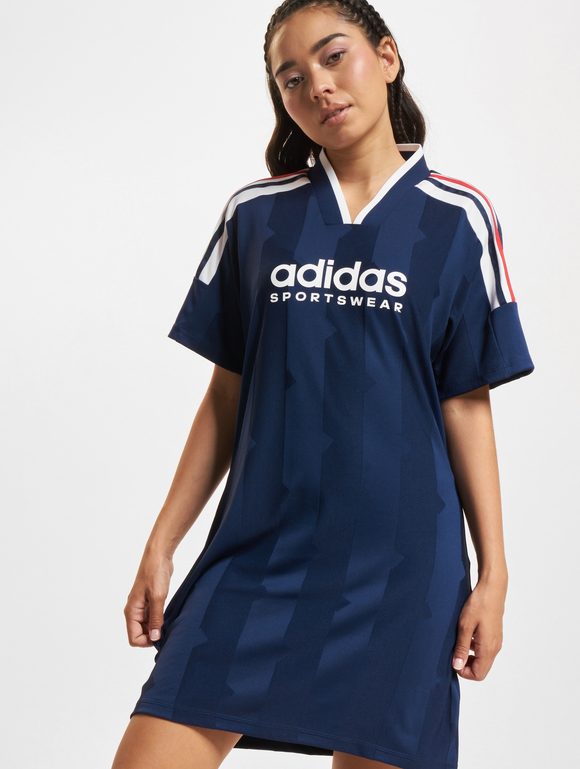 adidas Originals W Tiro Q3 Dress op kleur blauw, Maat M