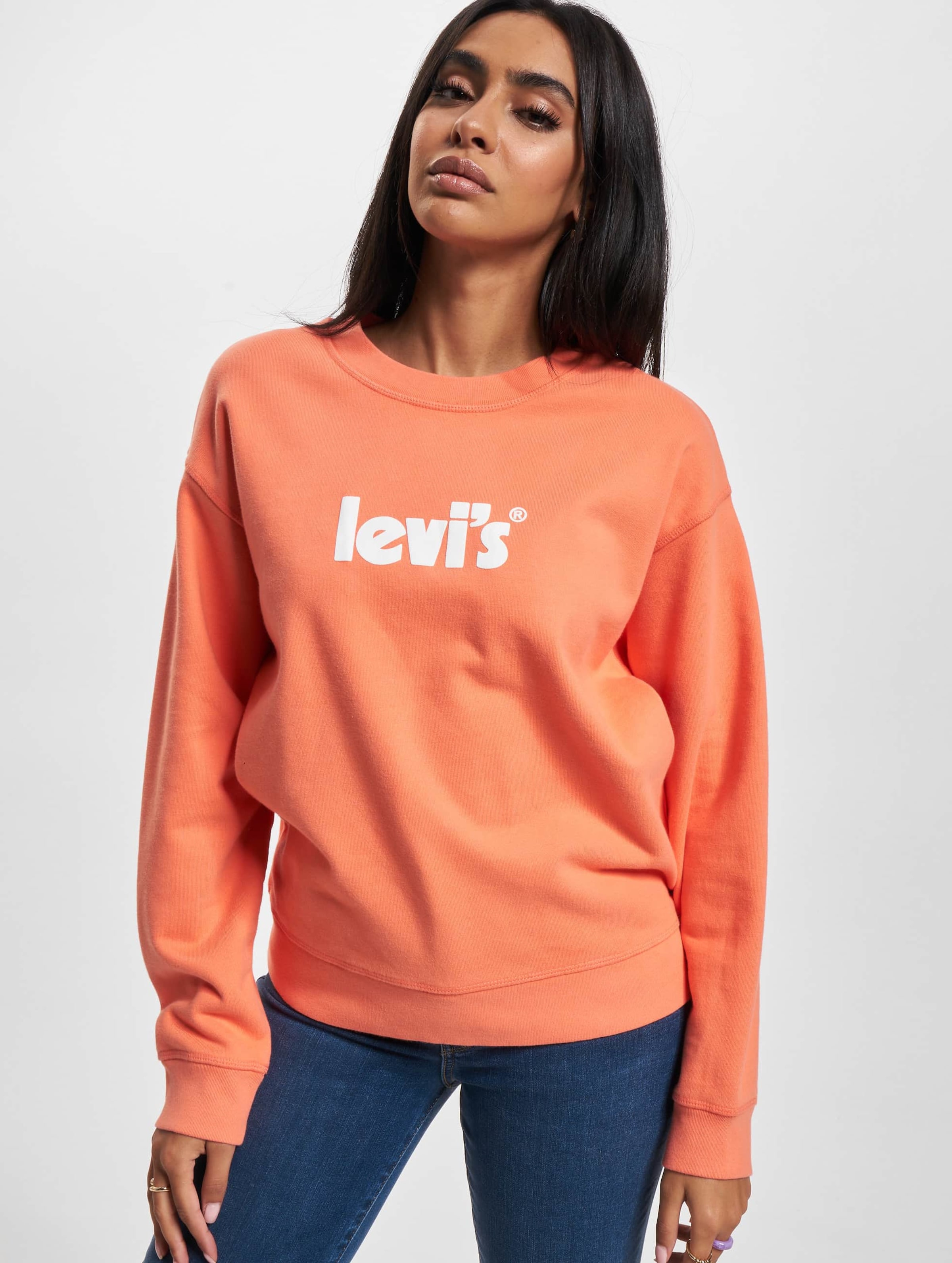 Levi's Levis Graphic Sweater Vrouwen op kleur oranje, Maat XS