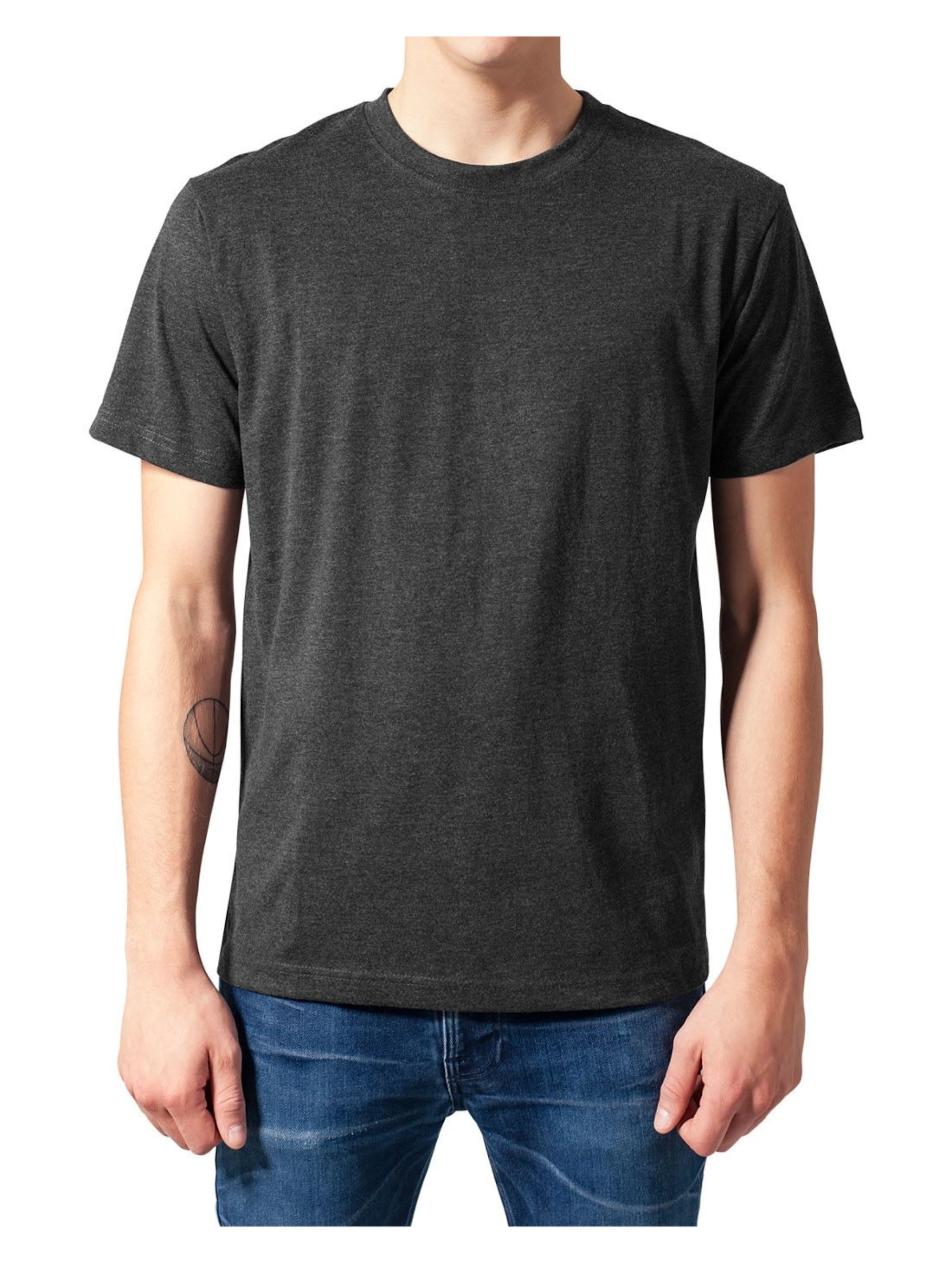 Urban Classics Basic Tee T-Shirt Mannen op kleur grijs, Maat S