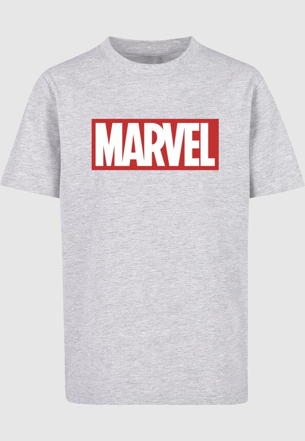 Kids Marvel Comics - Simple Logo Basic T-Shirt-0