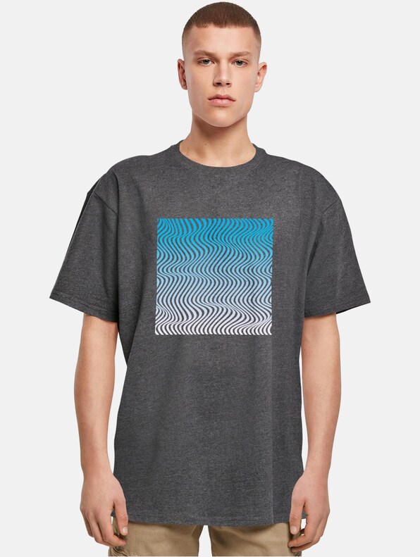Summer - Wavy Pattern Heavy Oversize Tee-0