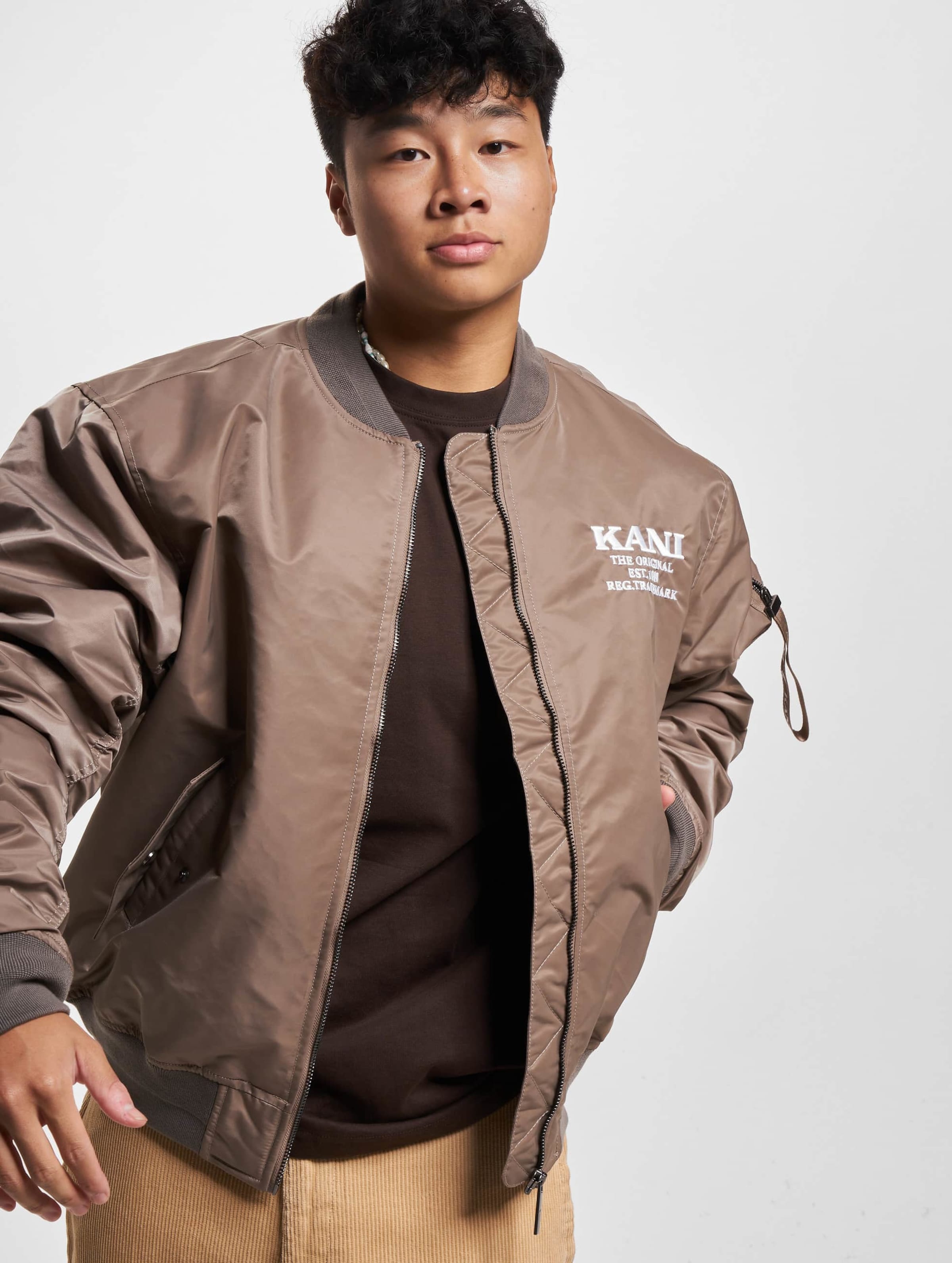 Karl Kani KK Chest Retro Bomber Jacket | DEFSHOP | 42885