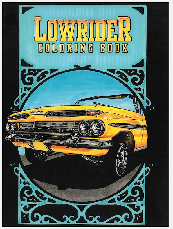 Lowrider Coloring Book-0