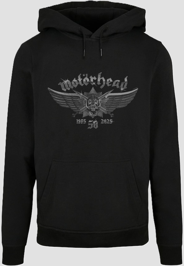 Motorhead - 50th Wings Badge Basic Hoody-2
