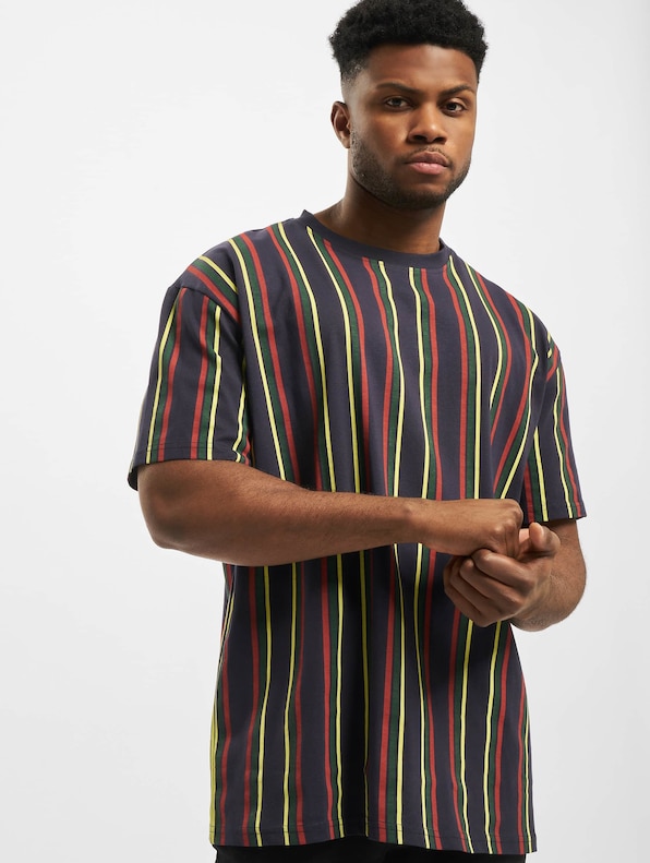 Printed Oversized Retro Stripe-0